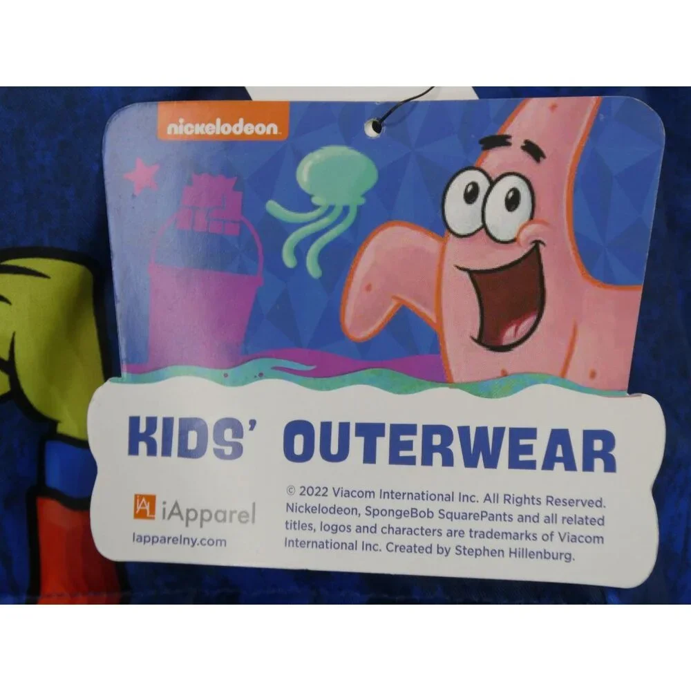 Nickelodeon SpongBob Kids'‎ Special Edition Coat by Stephen Hillenburg Size 18
